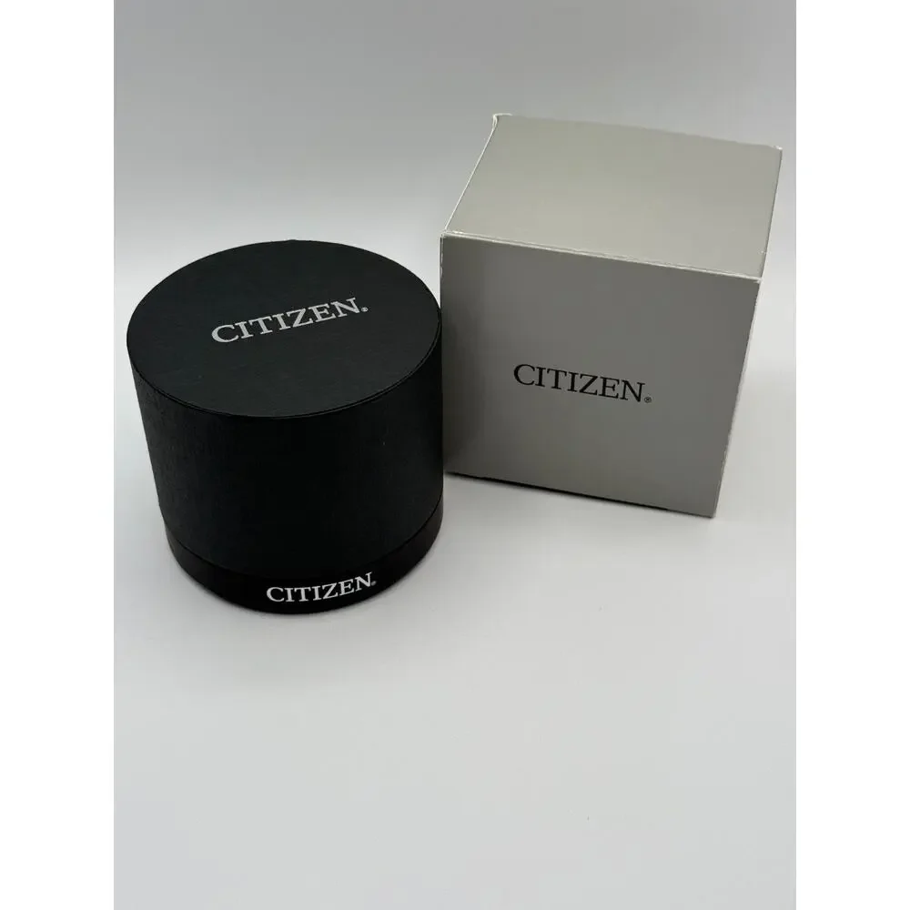 Citizen Eco-Drive EM0284-51N Women's MOP Diamond Two Tone Watch NOS Box